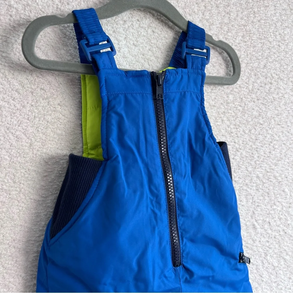 Gymboree NWT Infant‎ Snow Suit Ski Bib Blue Snowsuit Size 6-12 Months